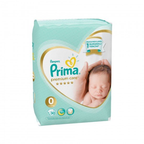 Prima Bebek Bezi Premium Care 0 Beden 30 Adet Prematüre Tekli Paket