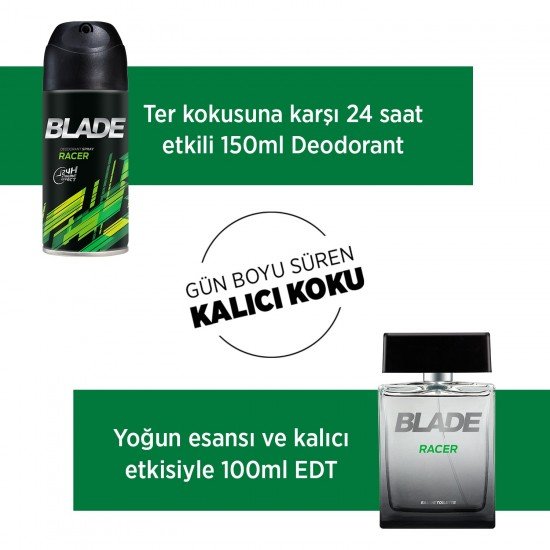 Blade Racer EDT Erkek Parfüm 100 Ml & Deodorant 150 Ml