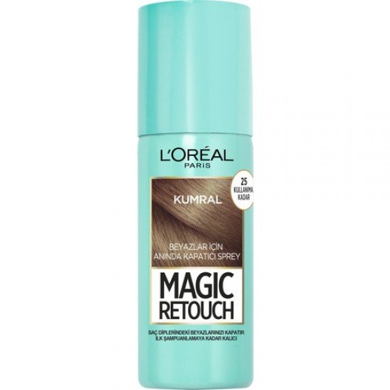 Loreal Paris Magic Retouch Beyazlar İçin Anında Kapatıcı Sprey - Kumral Loreal Paris Magic Retouch Beyazlar İçin Anında Kapatıcı Sprey - Kumral