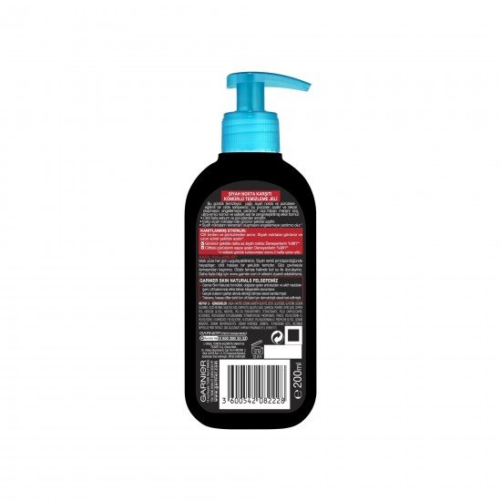Garnier Saf & Temiz Siyah Nokta Karşıtı Kömürlü Temizleme Jeli 200 Ml Garnier Saf & Temiz Siyah Nokta Karşıtı Kömürlü Temizleme Jeli 200 Ml