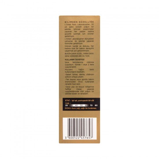 Loreal Paris Mucizevi Yağ Günlük Yüz Bakım Yağı 30 Ml Loreal Paris Mucizevi Yağ Günlük Yüz Bakım Yağı 30 Ml