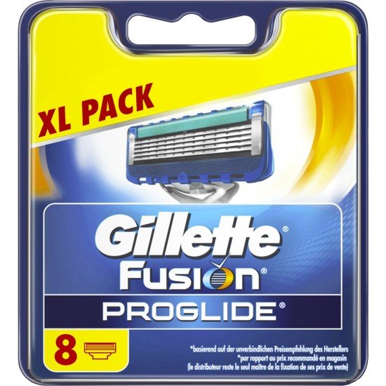 Gillette Fusion ProGlide 8li Yedek Tıraş Bıçağı Karton Paket