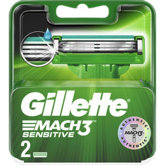 Gillette Mach3 Sensitive 2li Yedek Tıraş Bıçağı