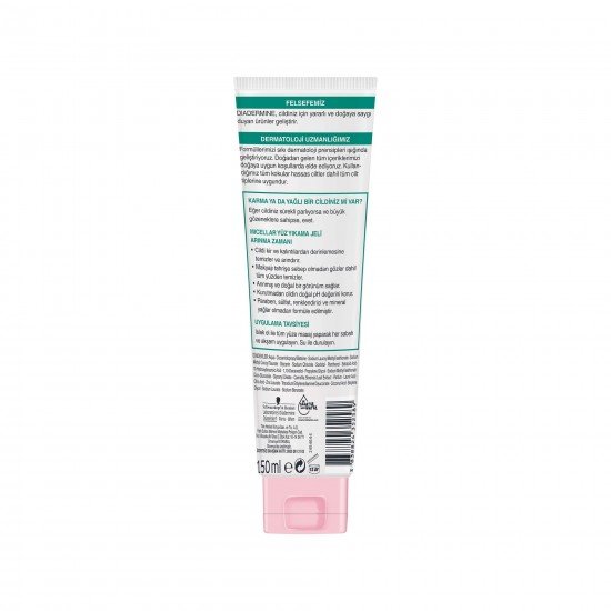 Diadermine Micellar Yüz Yıkama Jeli Arınma Zamanı 150 Ml Diadermine Micellar Yüz Yıkama Jeli Arınma Zamanı 150 Ml