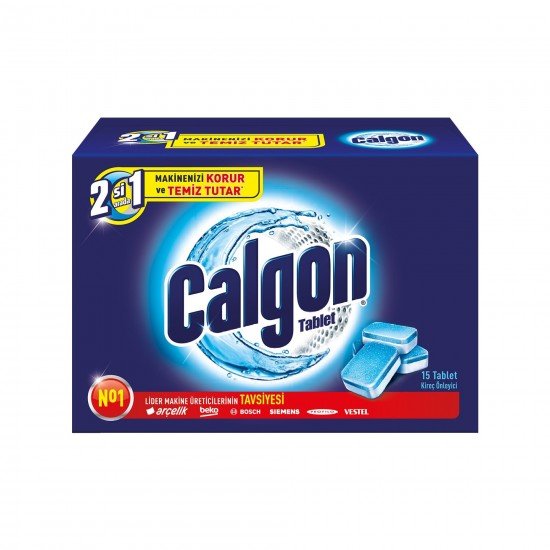 Calgon Çamaşır Makinesi Kireç Önleyici Tablet 15li