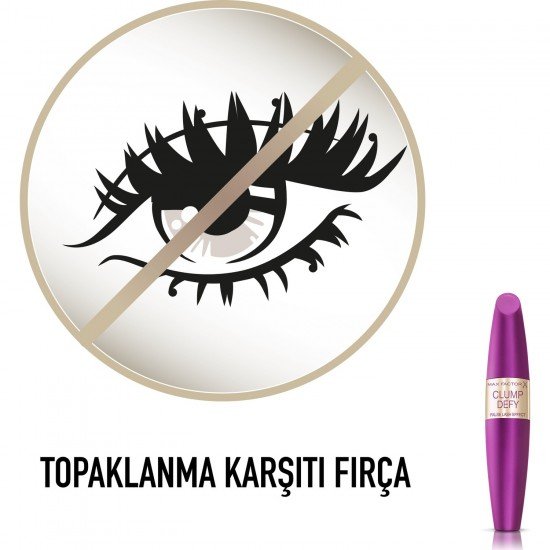 Max Factor Clump Defy Topaklanmayan Dolgunlaştırıcı Maskara Siyah Max Factor Clump Defy Topaklanmayan Dolgunlaştırıcı Maskara Siyah