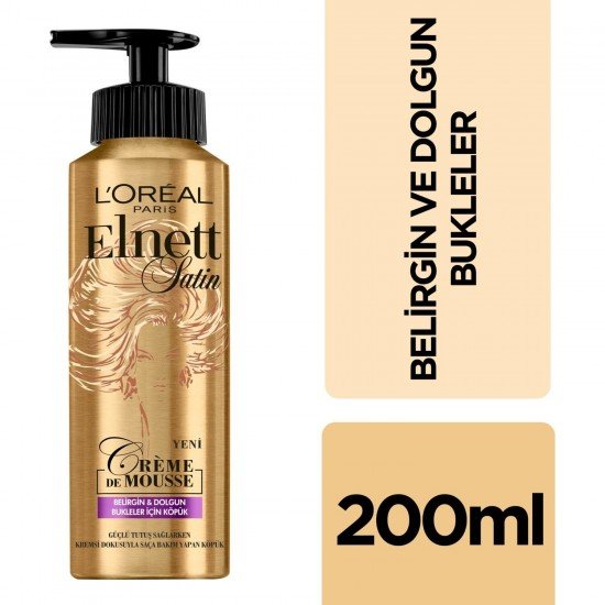 Loreal Paris Elnett Belirgin ve Dolgun Bukleler için Köpük 200 Ml
