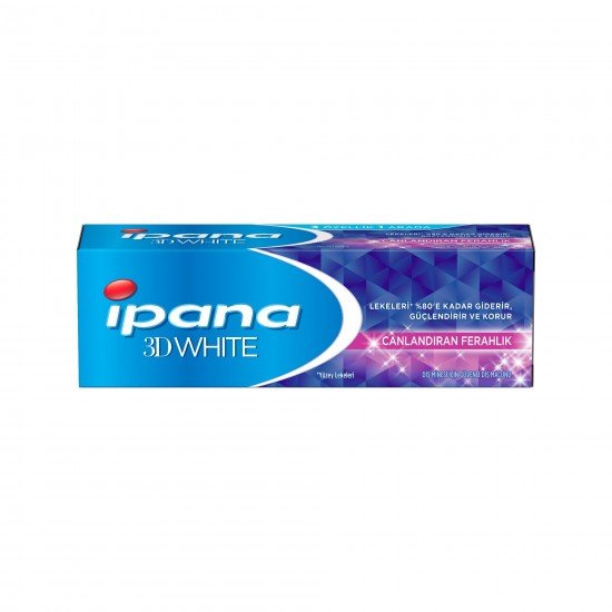 İpana 3 Boyutlu Beyazlık 75 ml Canlandıran Ferahlık Diş Macunu İpana 3 Boyutlu Beyazlık 75 ml Canlandıran Ferahlık Diş Macunu