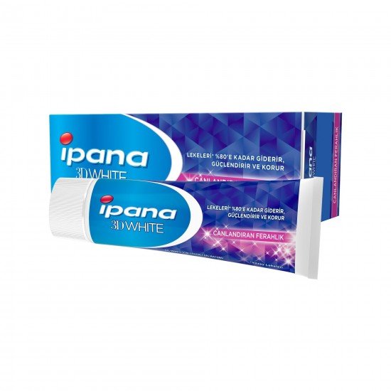İpana 3 Boyutlu Beyazlık 75 ml Canlandıran Ferahlık Diş Macunu İpana 3 Boyutlu Beyazlık 75 ml Canlandıran Ferahlık Diş Macunu