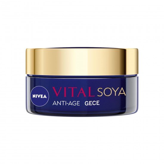 Nivea Vital Soya Yaşlanma Karşıtı & Leke Giderici Gece Bakım Kremi 50 Ml Nivea Vital Soya Yaşlanma Karşıtı & Leke Giderici Gece Bakım Kremi 50 Ml