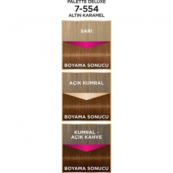 Palette Deluxe 7-554 Altın Karamel