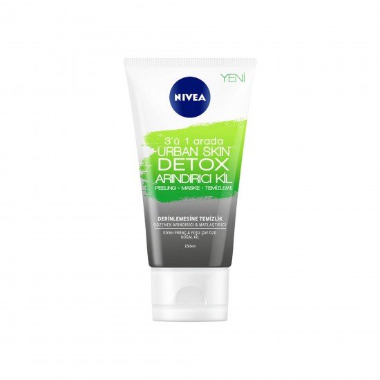 Nivea Urban Skin Detox 3’ü 1 Arada Arındırıcı Kil 150 Ml