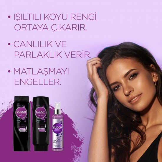 Elidor Esmer Parlaklık Saç Bakım Şampuanı 650 ml Elidor Esmer Parlaklık Saç Bakım Şampuanı 650 ml
