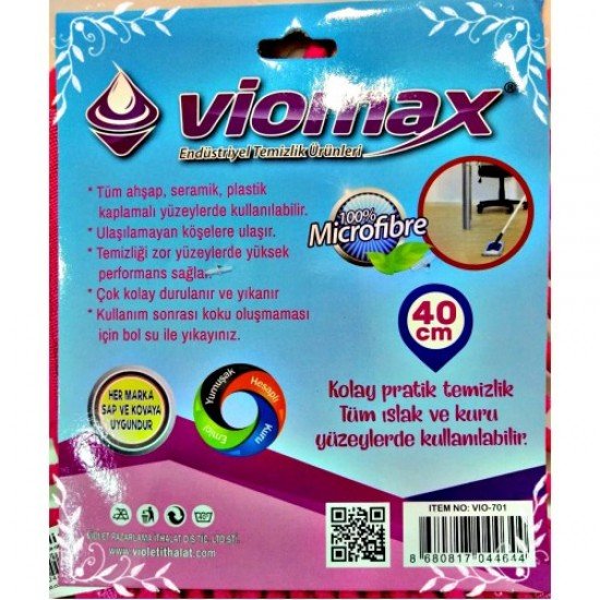 Viomax Mikrofiber Makarna Nemli Mop 40 Cm