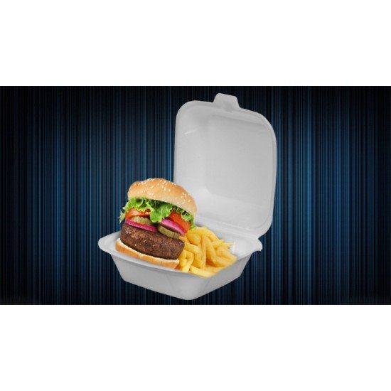 Anı Köpük Hamburger Kabı Büyük Boy 50li ANI8B