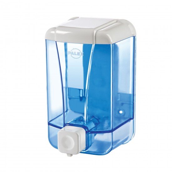 Palex Sıvı Sabun Dispenseri 500 cc Şeffaf Mavi