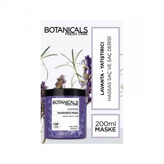 Botanicals Lavanta Özlü Nemlendirici Terapi Maske 200 Ml Botanicals Lavanta Özlü Nemlendirici Terapi Maske 200 Ml