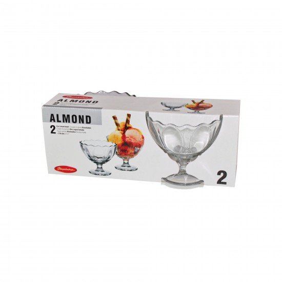 Paşabahçe 51348 Almond Dondurmalık 2Li Paşabahçe 51348 Almond Dondurmalık 2Li