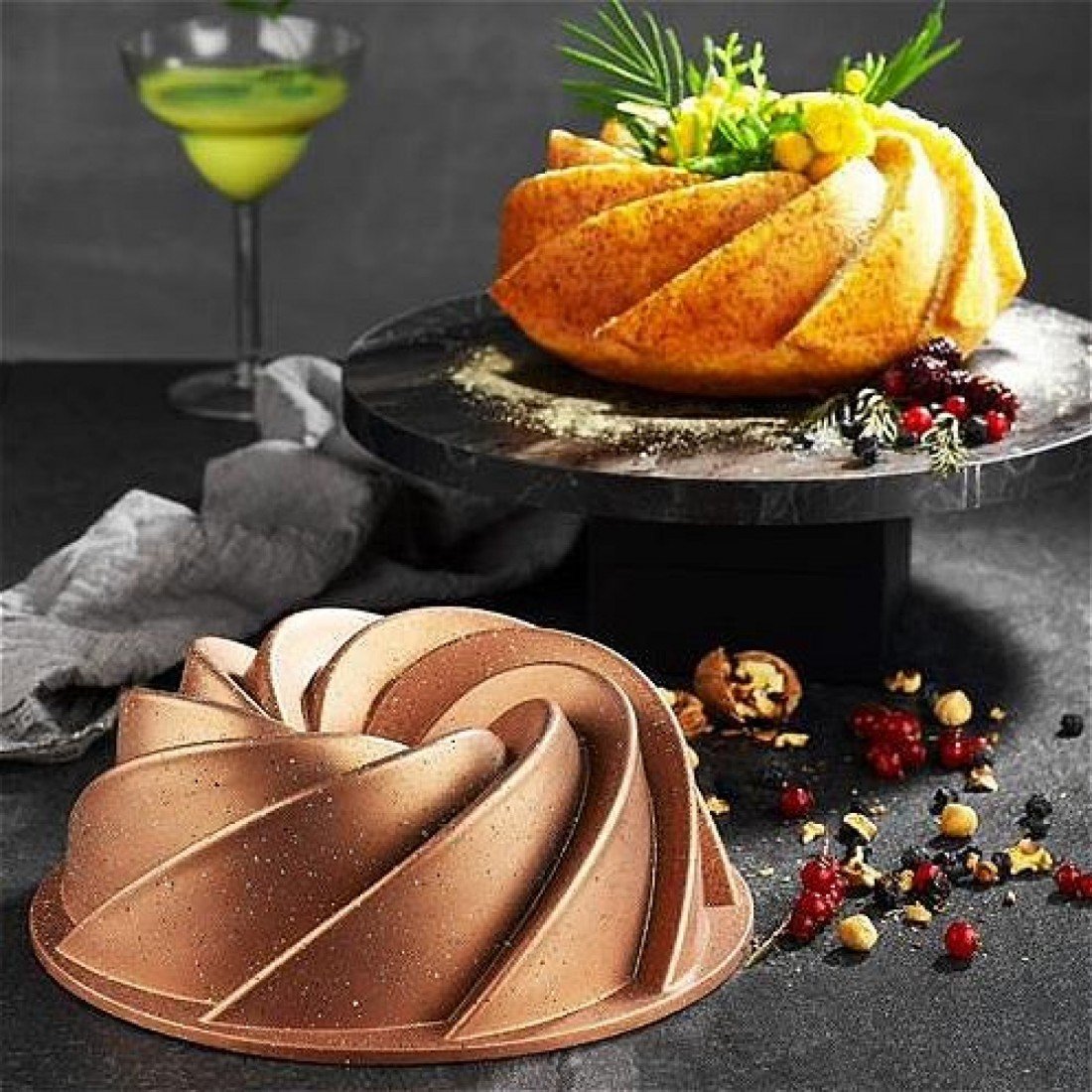 Granit Kek Kalıbı Rüzgar Gülü