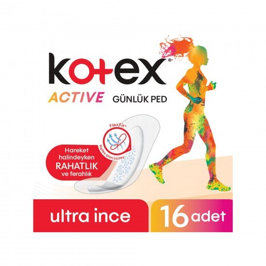 Kotex Active Günlük Ped 16 Adet Kotex Active Günlük Ped 16 Adet