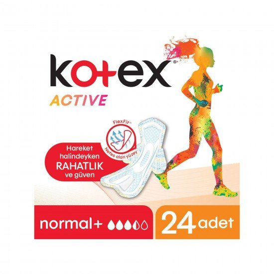Kotex Active Normal Ped 24 Adet