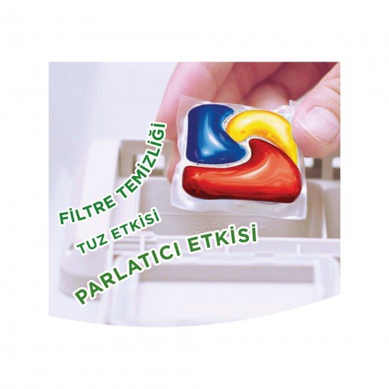 Fairy Platinum Plus 50  Yıkama Bulaşık Makinesi Deterjanı Kapsülü Hızlı Çözülen