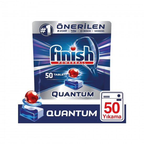 Finish Quantum Bulaşık Makinesi Deterjanı 50 Tablet