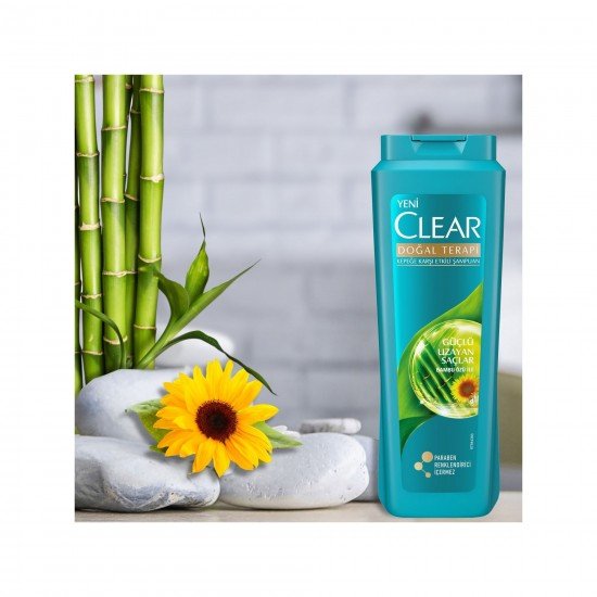 Clear Güçlü Uzayan Saçlar Kadınlar İçin Şampuan 500 ML
