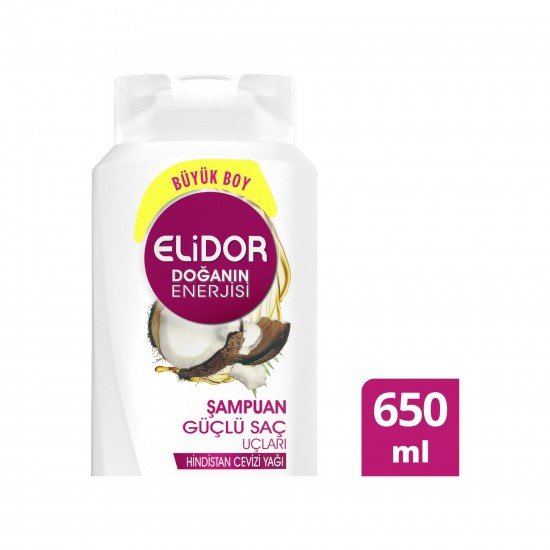 Elidor Doğanın Enerjisi Güçlü Saç Uçları Şampuan 650 ML