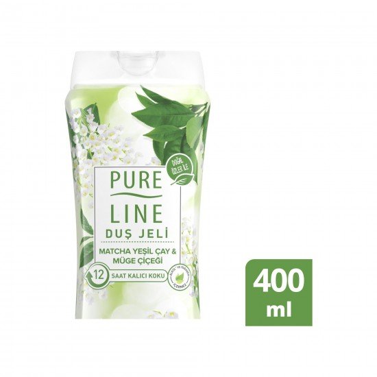 Pure Line Matcha Yeşilçay & Müge Çiçeği Duş Jeli 400 ML