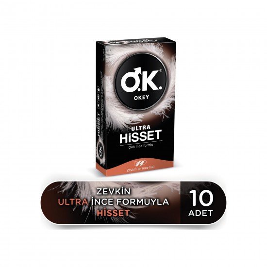 Okey Ultra Hisset Prezervatif (Çok İnce Formlu) 10lu
