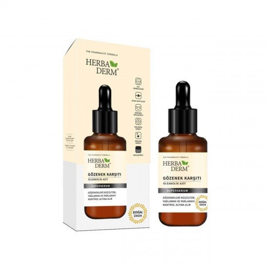 Herbaderm Gözenek Karşıtı Oleanolik Asit Superserum 30ml Herbaderm Gözenek Karşıtı Oleanolik Asit Superserum 30ml
