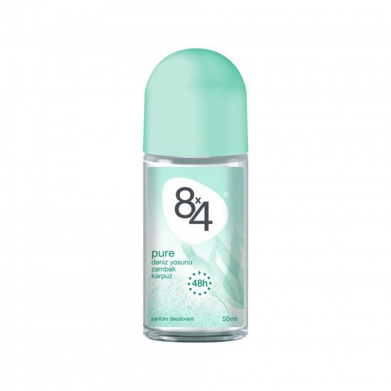 8X4 Pure Roll-On Deodorant 50 Ml Kadın 8X4 Pure Roll-On Deodorant 50 Ml Kadın