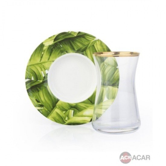 Acar Plus Tropik Çay Takımı 12 Parça Acar Plus Tropik Çay Takımı 12 Parça