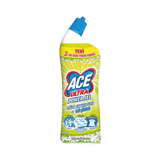 Ace Ultra Çamaşır Suyu Powerjel Limon Bahçesi 750 ML