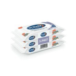 Activex Antibakteriyel Islak Mendil Hassas 3 x 15 Adet