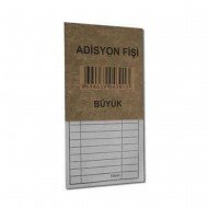 Adisyon Fişi Büyük 100 Yaprak Adisyon Fişi Büyük 100 Yaprak