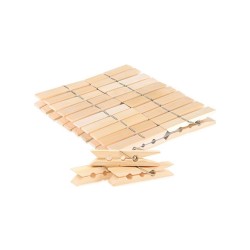 Ahşap Çamaşır Mandalı 20'li