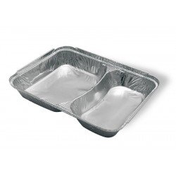 Alüminyum 2 Gözlü Kase 100 Adet Alüminyum 2 Gözlü Kase 100 Adet