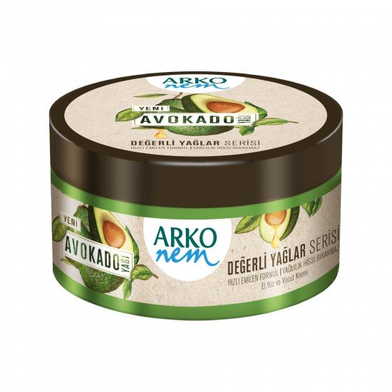 Arko Nem Değerli Yağlar Avokado Yağlı Krem 250 ML