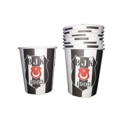 Beşiktaşlı Bardak 8 Adet Beşiktaşlı Bardak 8 Adet