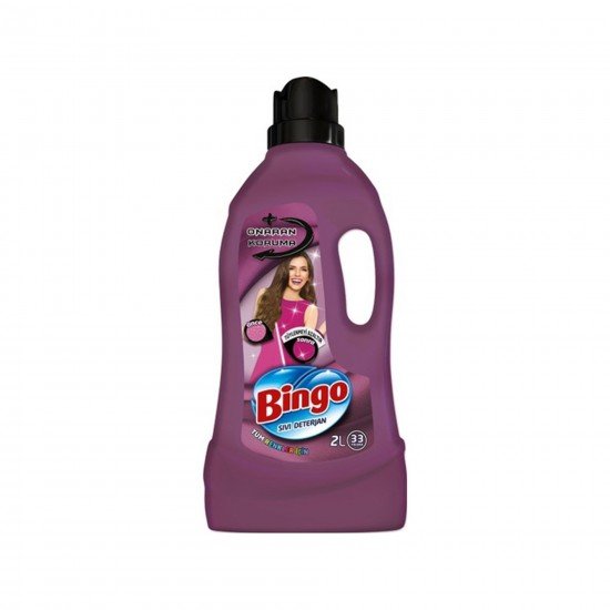 Bingo Onaran Koruma Sıvı Bakım Çamaşır Deterjanı 2 lt 33 Yıkama