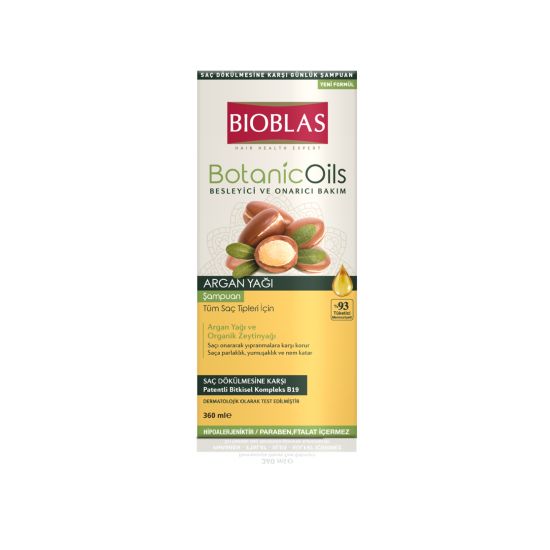 Bioblas Botanic Oils Argan Yağlı Şampuan 360 Ml