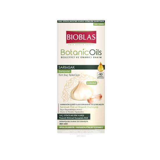 Bioblas Botanic Oils Sarımsak Özlü Şampuan 360 Ml