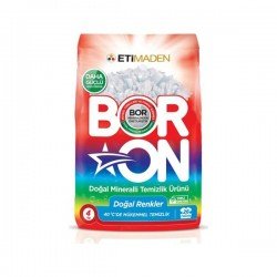 Boron Doğal Mineralli Toz Deterjan Doğal Renkler 4 Kg 26 Yıkama Boron Doğal Mineralli Toz Deterjan Doğal Renkler 4 Kg 26 Yıkama