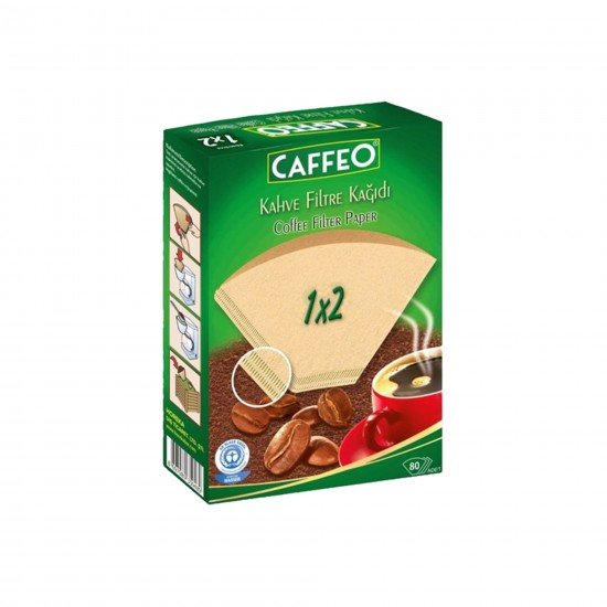 Caffeo Kahve Filtre Kağıdı 1x2 2 Numara 80li