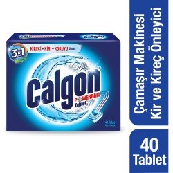 Calgon Çamaşır Makinesi Kireç Önleyici Tablet 40'lı Calgon Çamaşır Makinesi Kireç Önleyici Tablet 40'lı