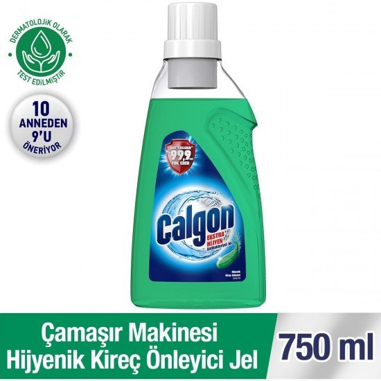 Calgon Ekstra Hijyen Çamaşır Makinesi Antibakteriyel Jel 750 Ml