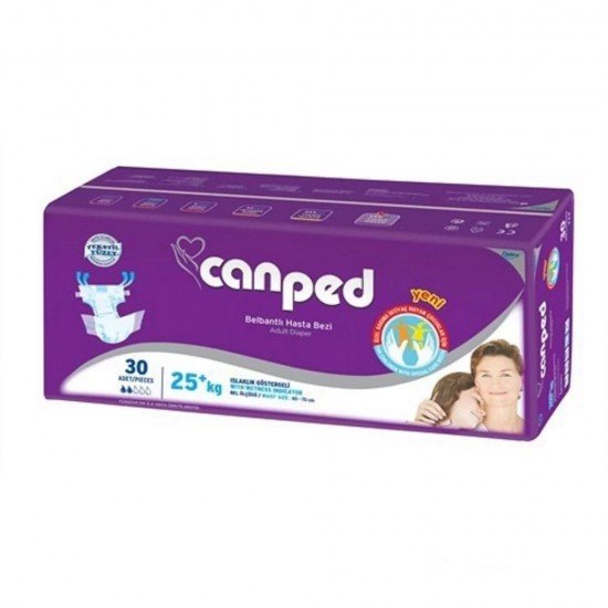 Canped Belbantlı Hasta Bezi Extra Küçük Boy XS 30 Adet Canped Belbantlı Hasta Bezi Extra Küçük Boy XS 30 Adet