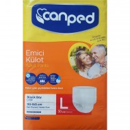 Canped Emici Külot Hasta Bezi Büyük Boy L 30 Adet Canped Emici Külot Hasta Bezi Büyük Boy L 30 Adet